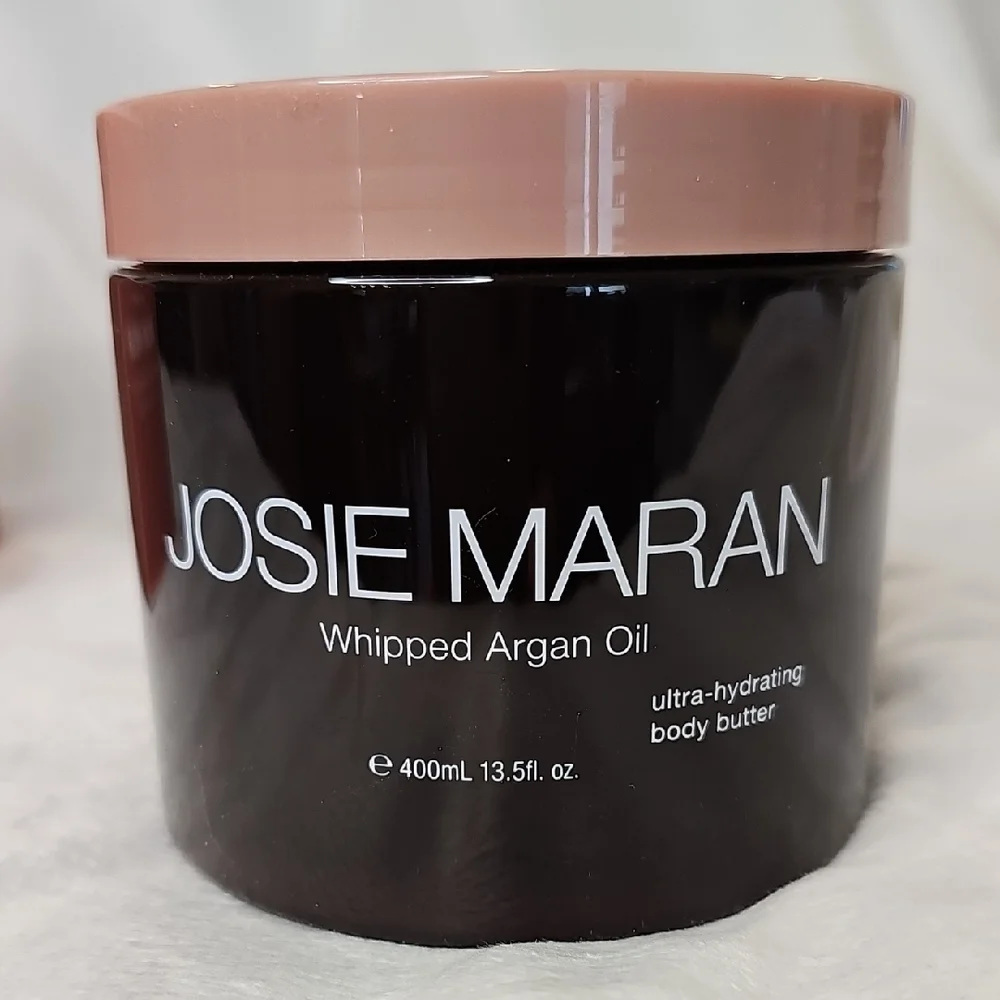 NEW! Josie Maran 13.5 oz Argan Amour Whipped Argon Oil Body Butter-Vanilla Berry - Picture 2 of 4